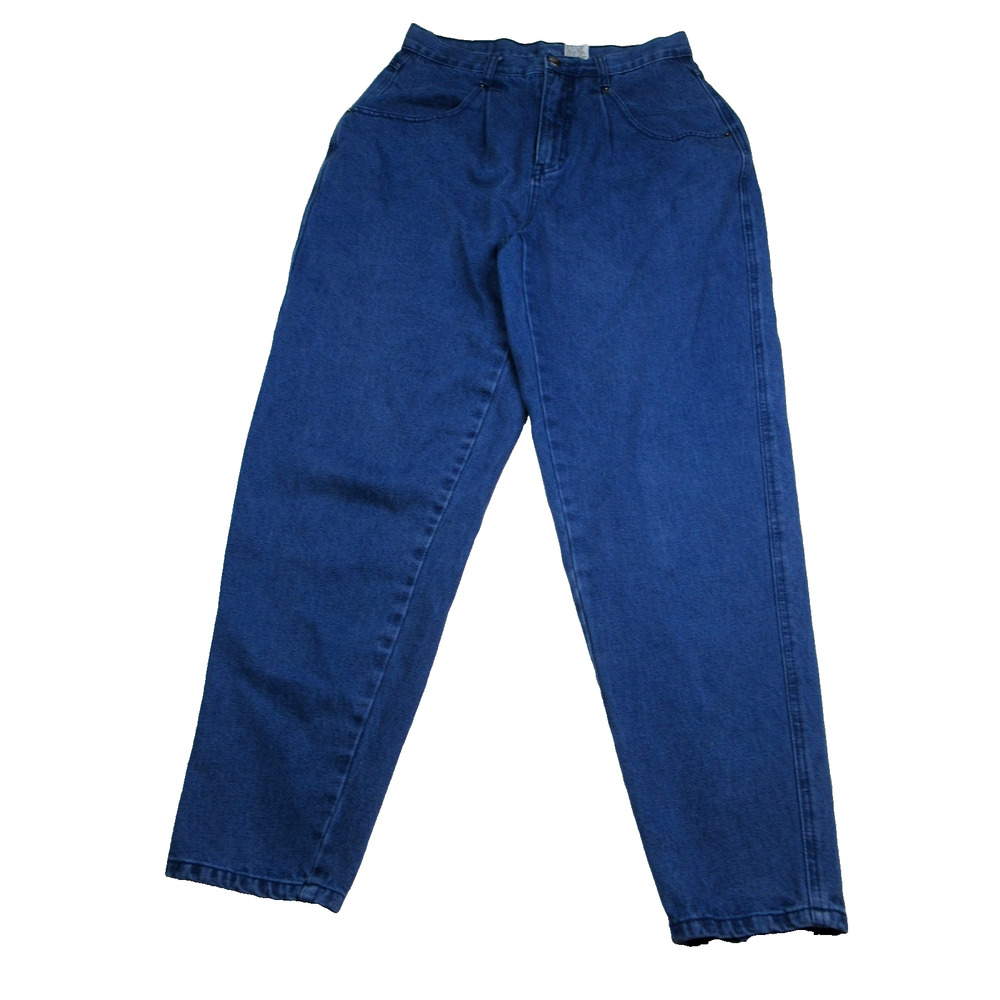 Vintage Brittania Womens Jeans Size 12 Regular Blue Mom Jeans Straight Leg
